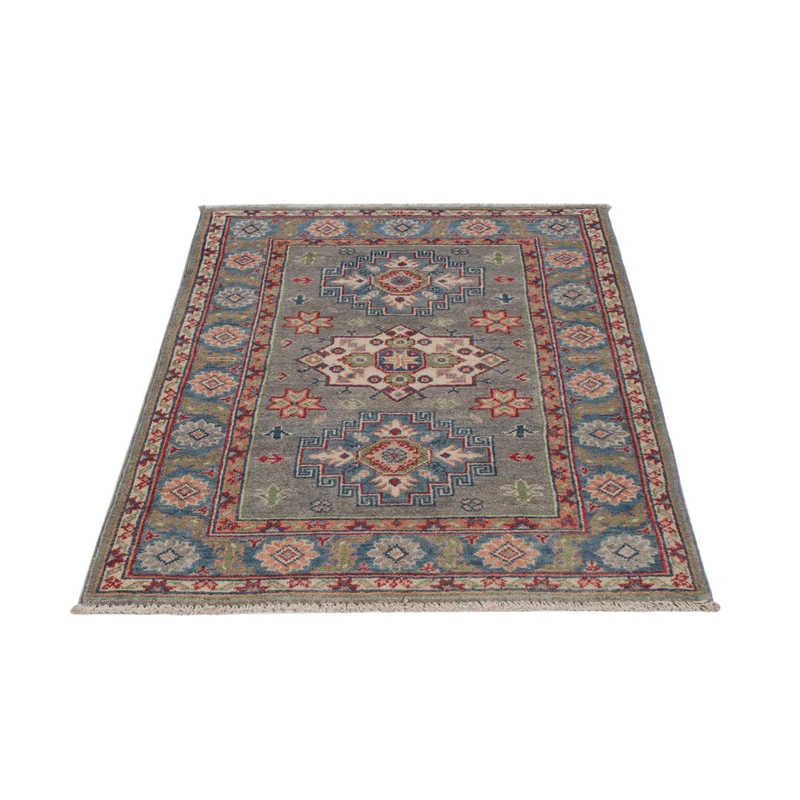 Kazak Teppich 79x123cm - Orientteppich - blau