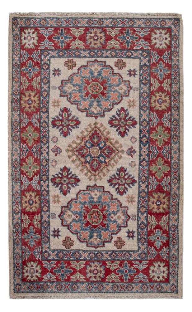 Kazak Teppich 78x125cm - Orientteppich - beige