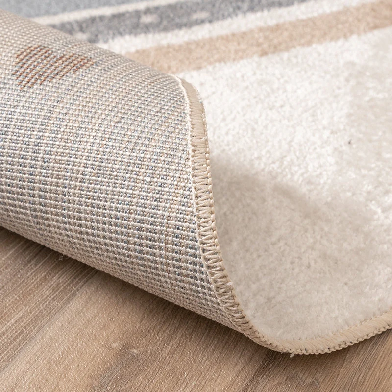 Waschbarer Kinderteppich Rund - Ravi Rainbow Bunt