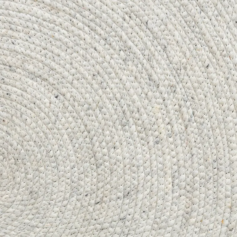 Wollteppich Rund - Wise Grau Meliert 367