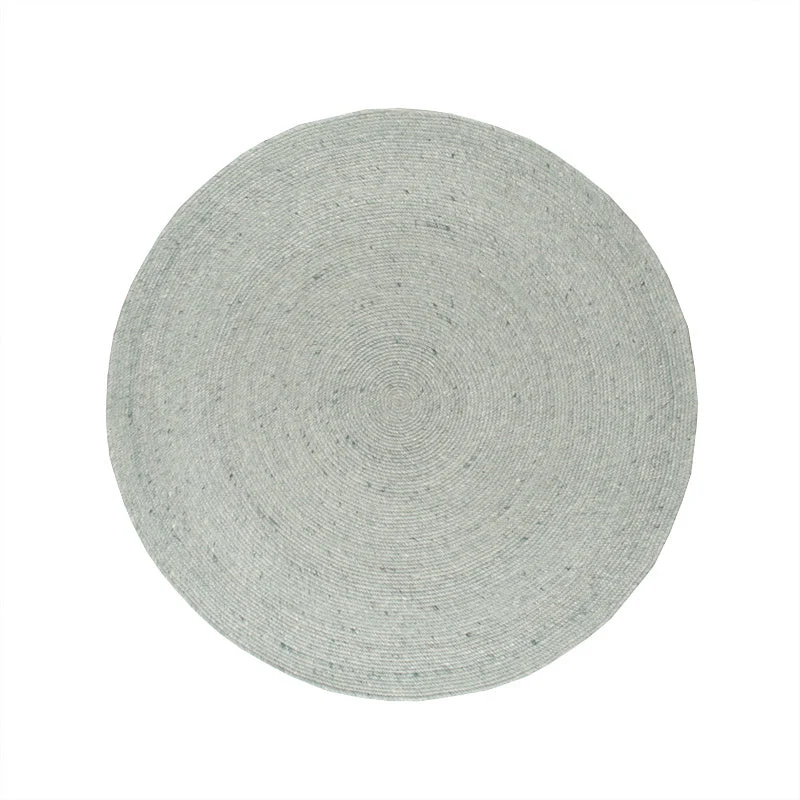 Wollteppich Rund - Wise Grün 411