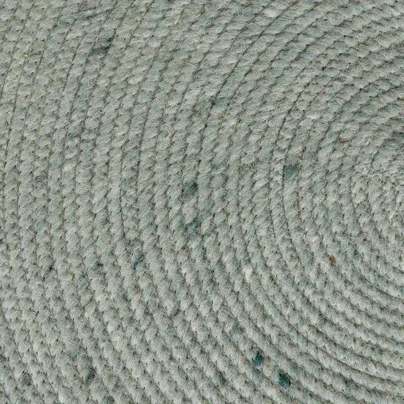 Wollteppich Rund - Wise Grün 411