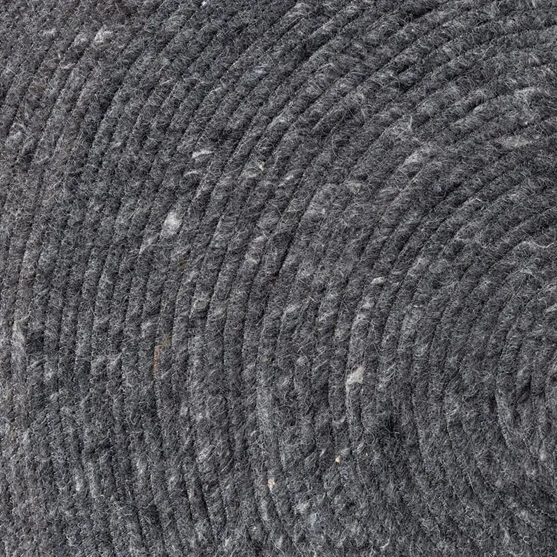 Wollteppich Rund - Wise Anthrazit 614