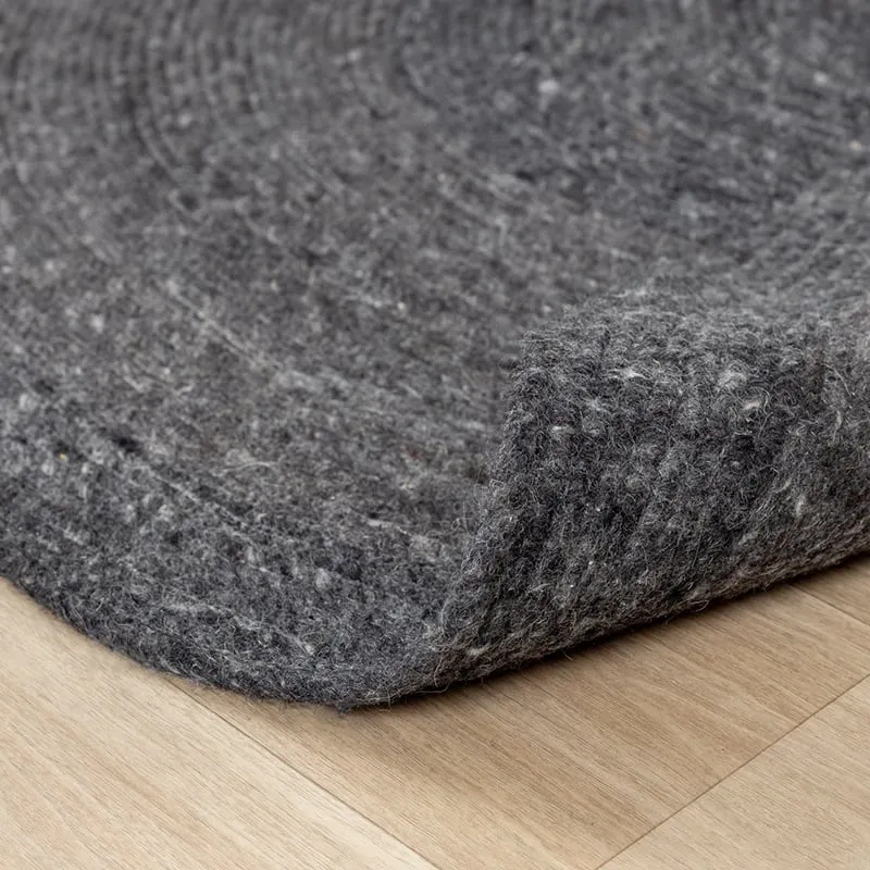 Wollteppich Rund - Wise Anthrazit 614