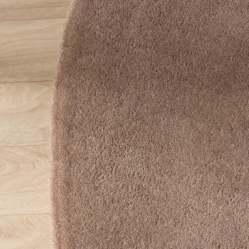Wollteppich Rund - Vienna Beige
