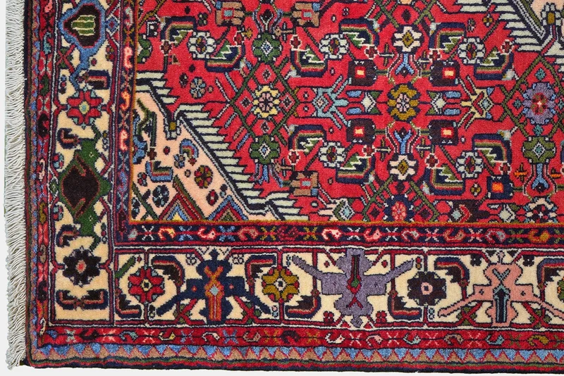 Assadabad · Handgeknüpft – Rot, 198x121 cm