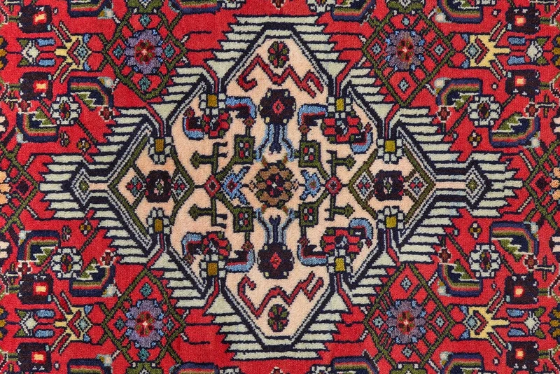Assadabad · Handgeknüpft – Rot, 198x121 cm