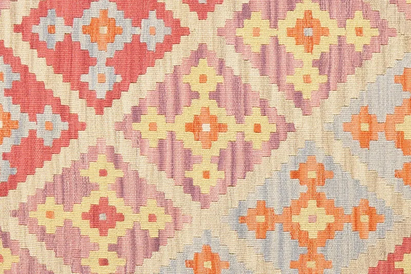 Kelim Gashgai · Handgewebt – Beige, 170x129 cm