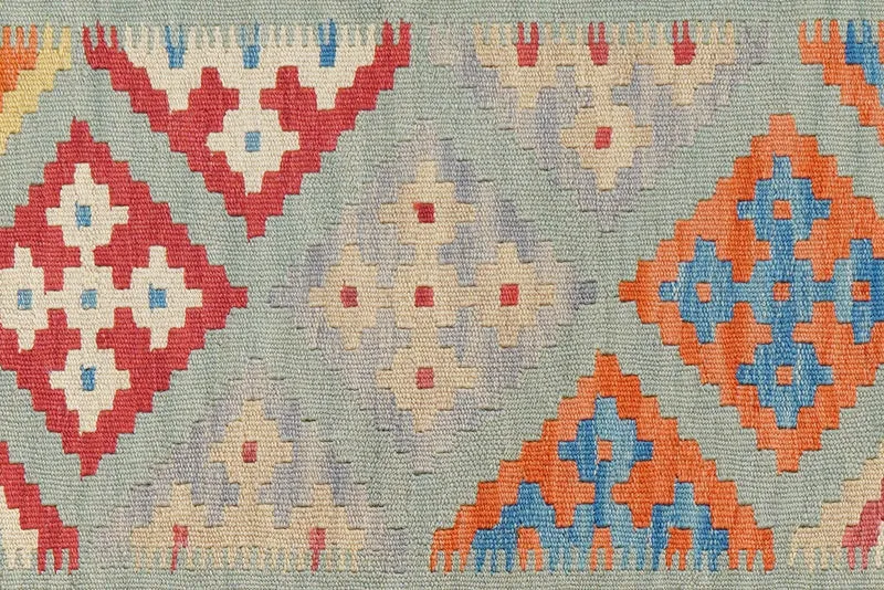 Kelim Gashgai · Handgewebt – Blau, 129x85 cm