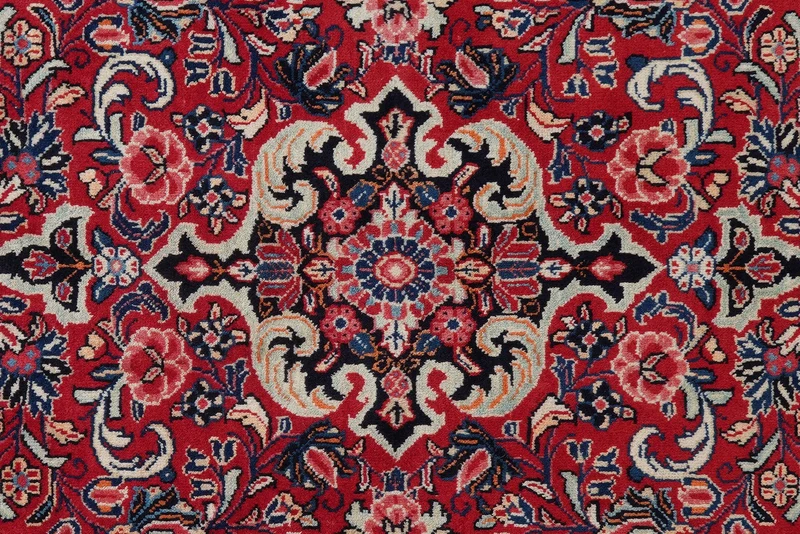Mahal · Handgeknüpft – Rot, 207x129 cm