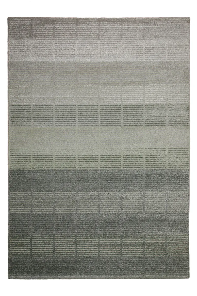 160x230 Teppich Wohnzimmer Grün Farbverlauf