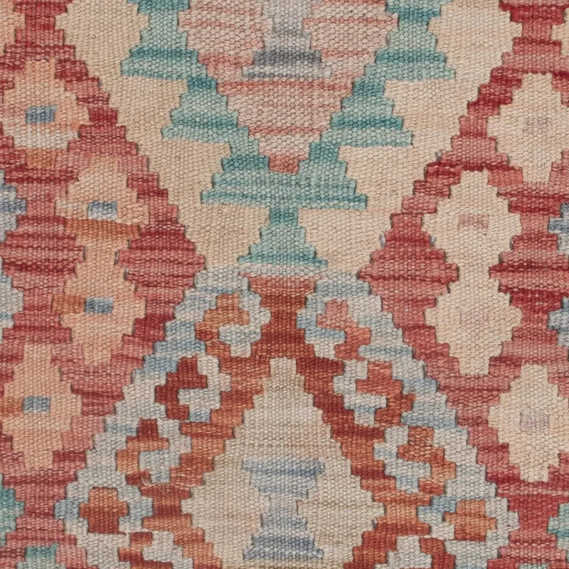 Kelim Maimene Teppich 88x127cm - mehrfarbig
