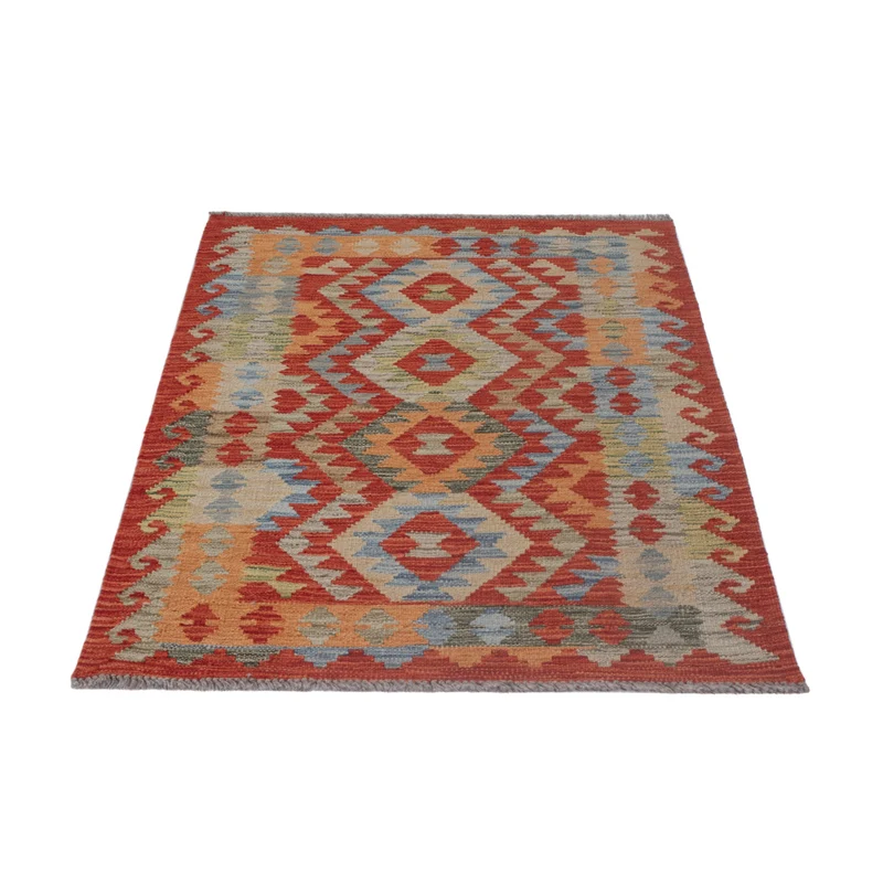 Kelim Maimene Teppich 86x131cm - mehrfarbig