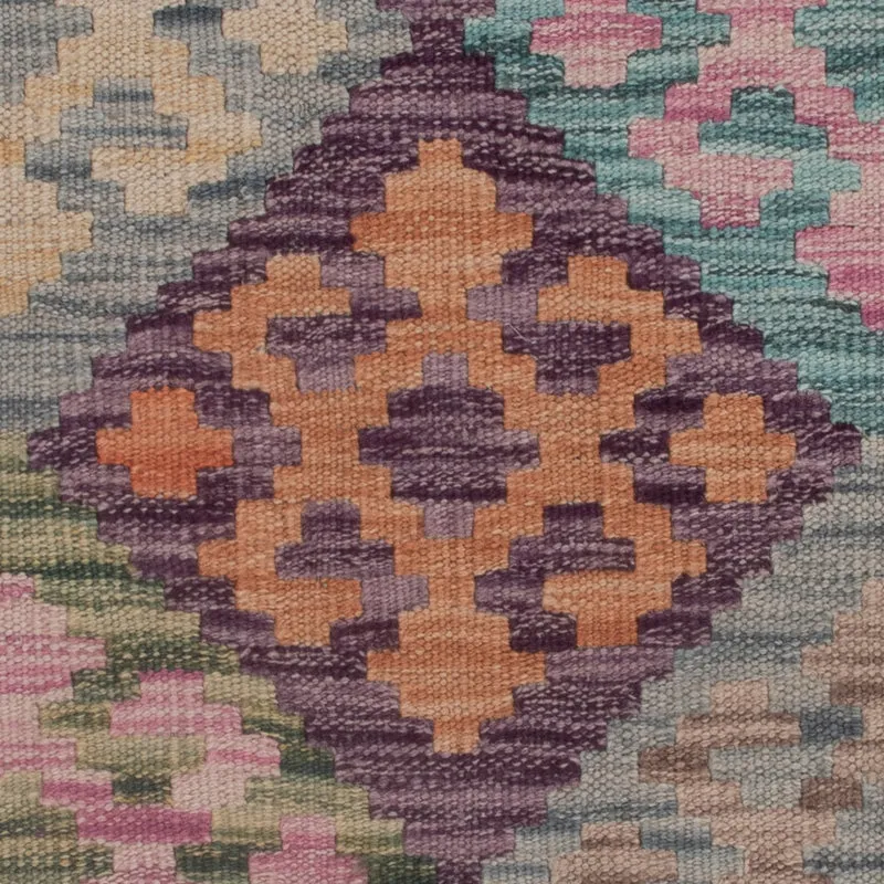 Kelim Maimene Teppich 82x135cm - mehrfarbig