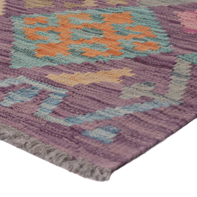 Kelim Maimene Teppich 82x135cm - mehrfarbig