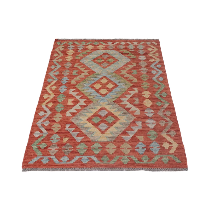 Kelim Maimene Teppich 78x152cm - mehrfarbig