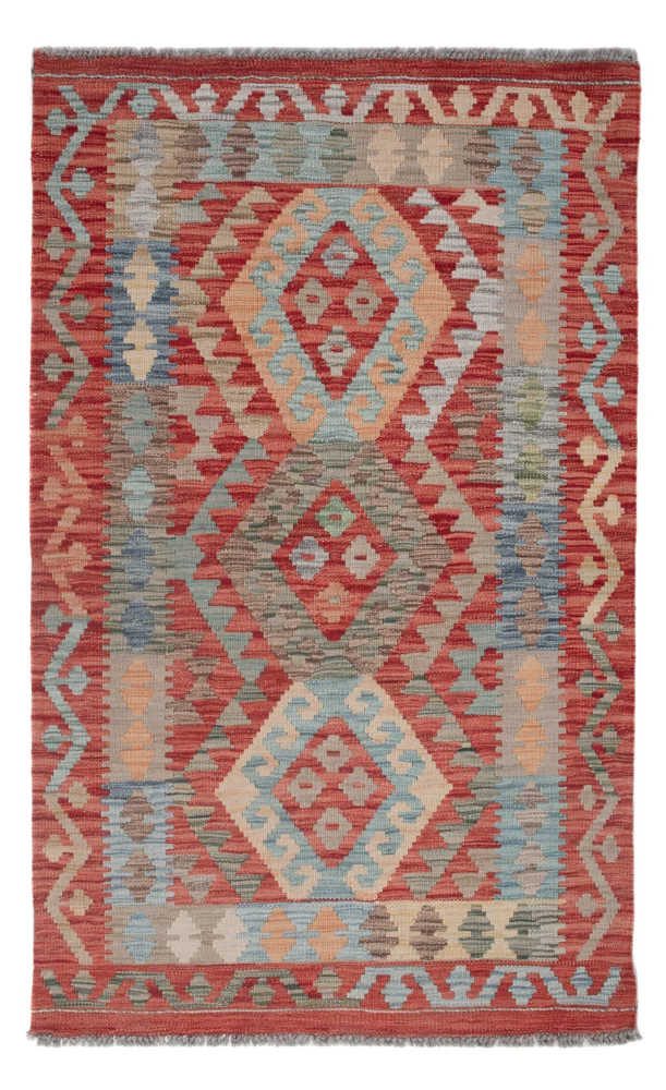 Kelim Maimene Teppich 82x136cm - mehrfarbig