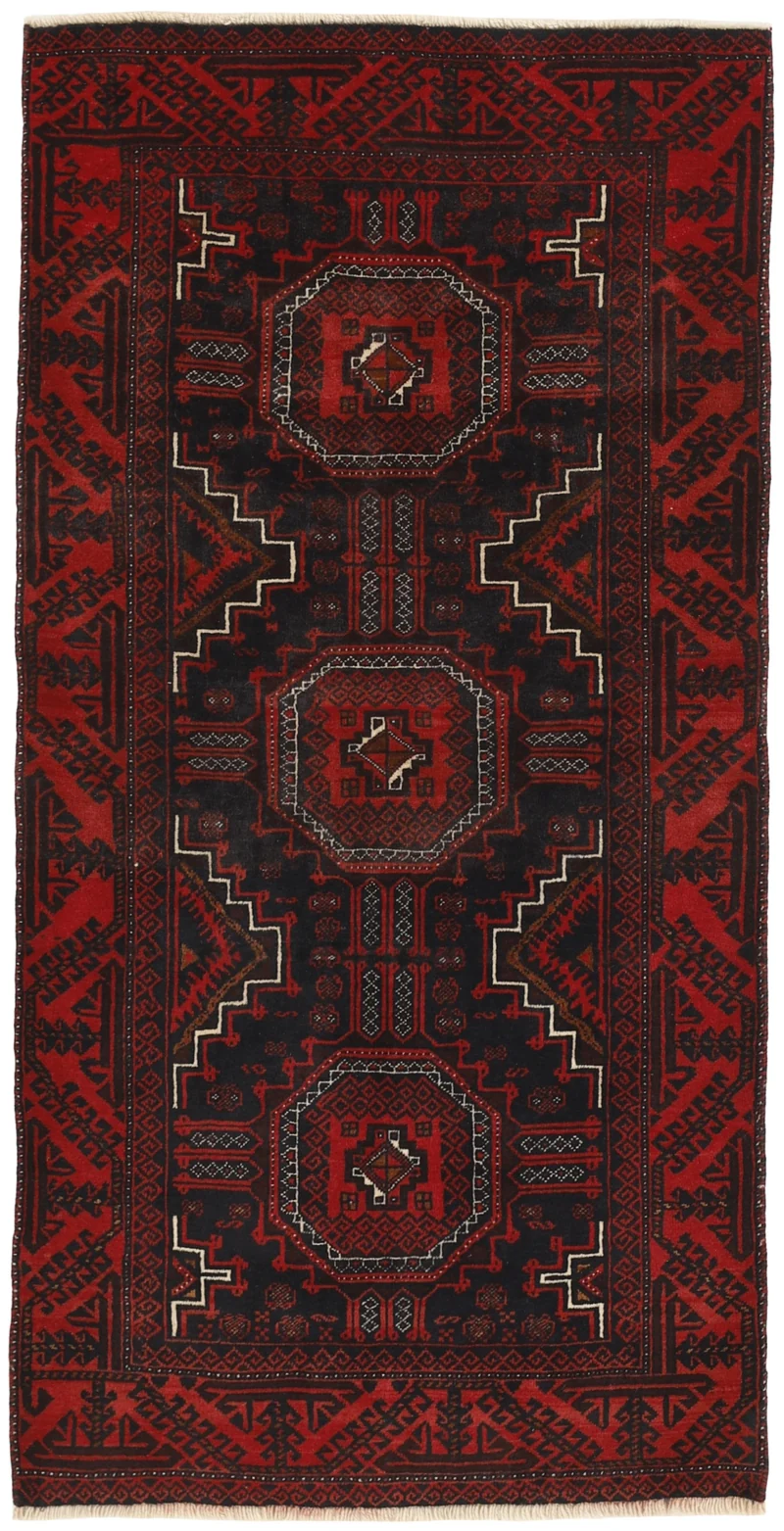 MY-RUG Teppich "Belutsch" Gul-Muster, Handgeknüpft