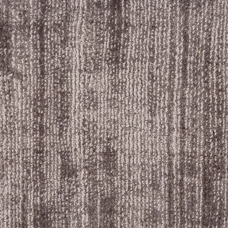 Viskose Teppich Rund - Pearl Grau