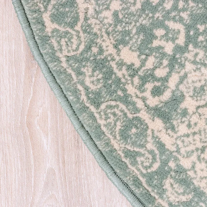 Teppich Vintage Rund - Wonder Oriental Grün
