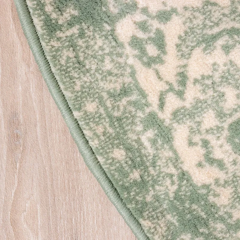 Teppich Vintage Rund - Wonder Grün