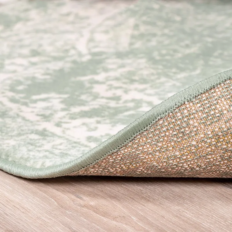 Teppich Vintage Rund - Wonder Grün