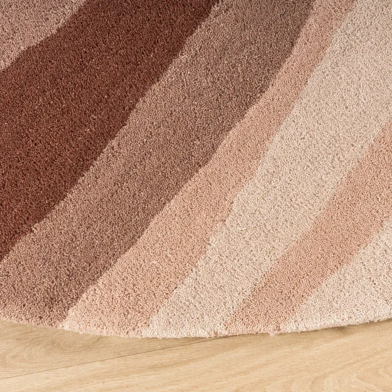 Wollteppich Rund - Liora Rosa