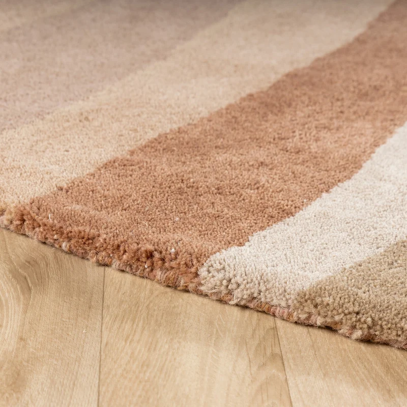 Wollteppich Rund - Liora Beige