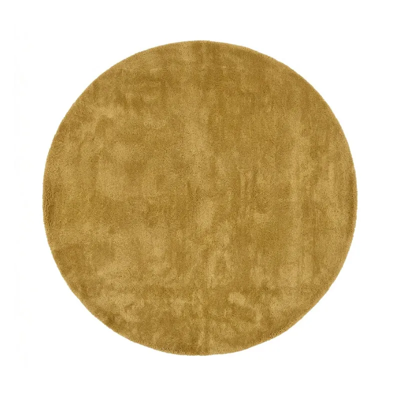 Wollteppich rund - Leone Gold