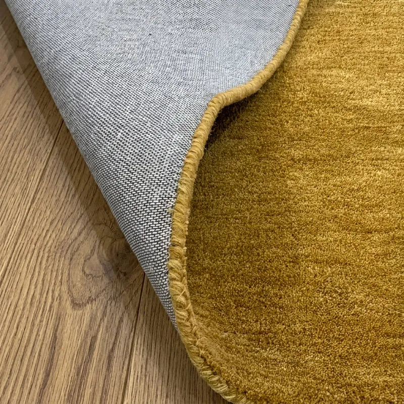 Wollteppich rund - Leone Gold
