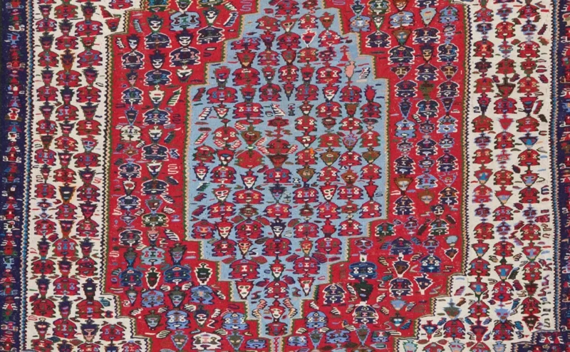 Kelim · Handgewebt – Beige, 298x203 cm