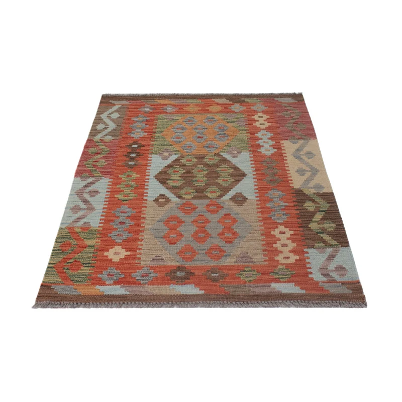 Kelim Maimene Teppich 83x131cm - mehrfarbig