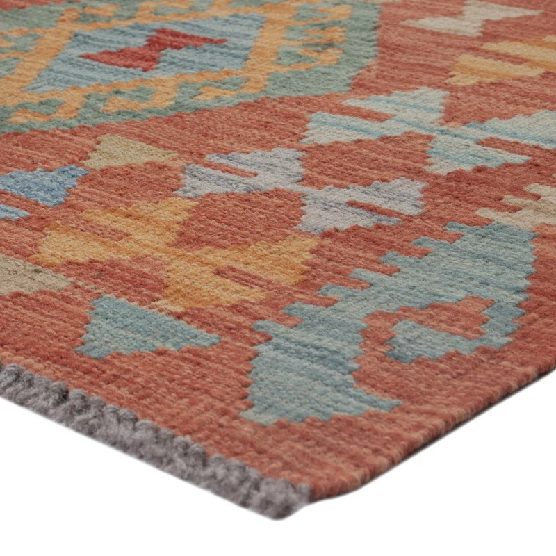 Kelim Maimene Teppich 78x130cm - mehrfarbig