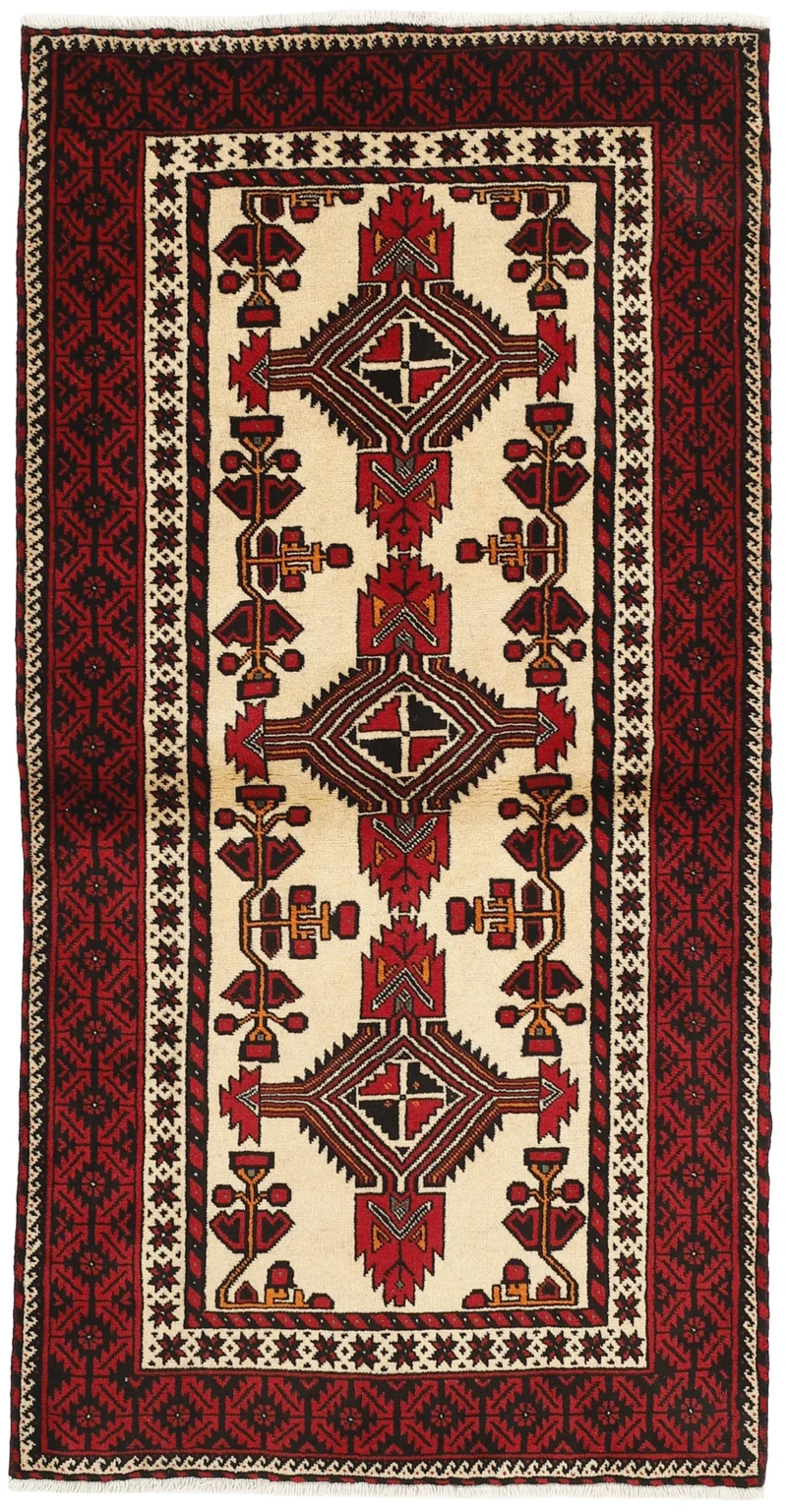 MY-RUG Teppich "Belutsch" Gul-Muster, Handgeknüpft
