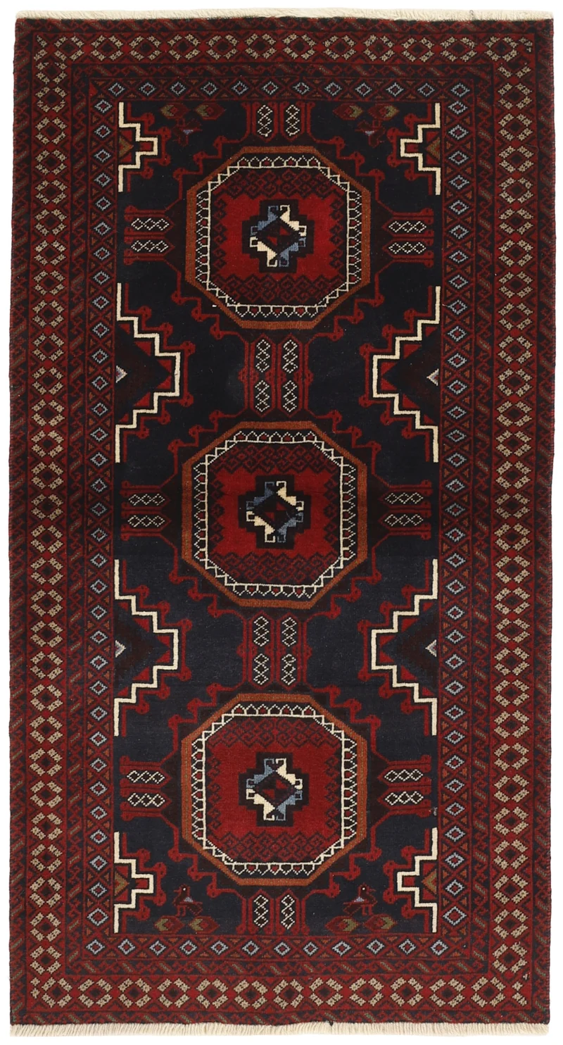 MY-RUG Teppich "Belutsch" Gul-Muster, Handgeknüpft