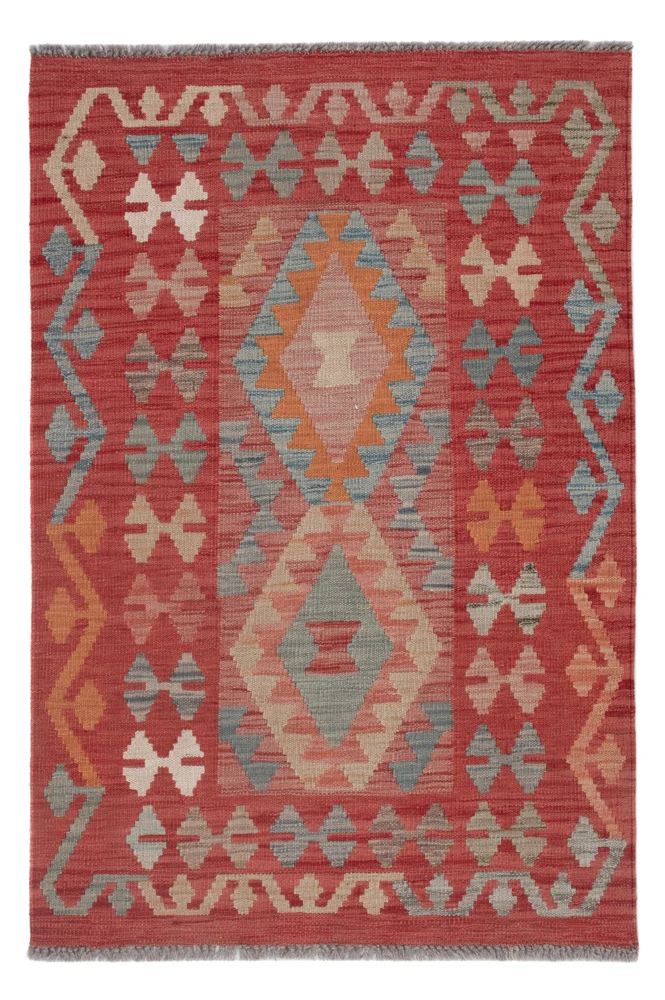 Kelim Maimene Teppich 82x120cm - mehrfarbig