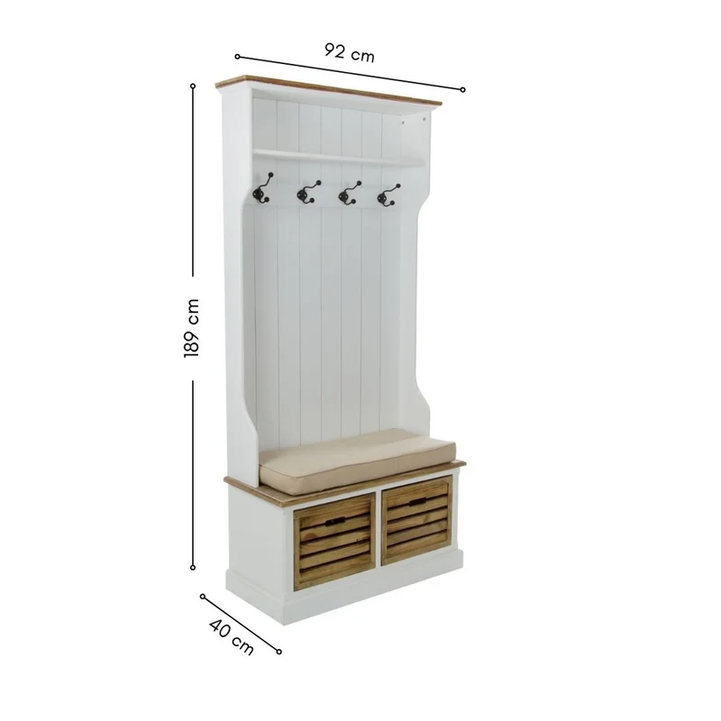 Garderobe "Heidi" mit Sitzbank