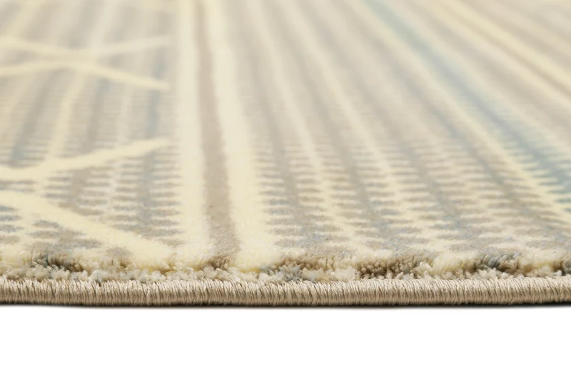 Teppich 160x230 Wohnzimmer Muster Creme