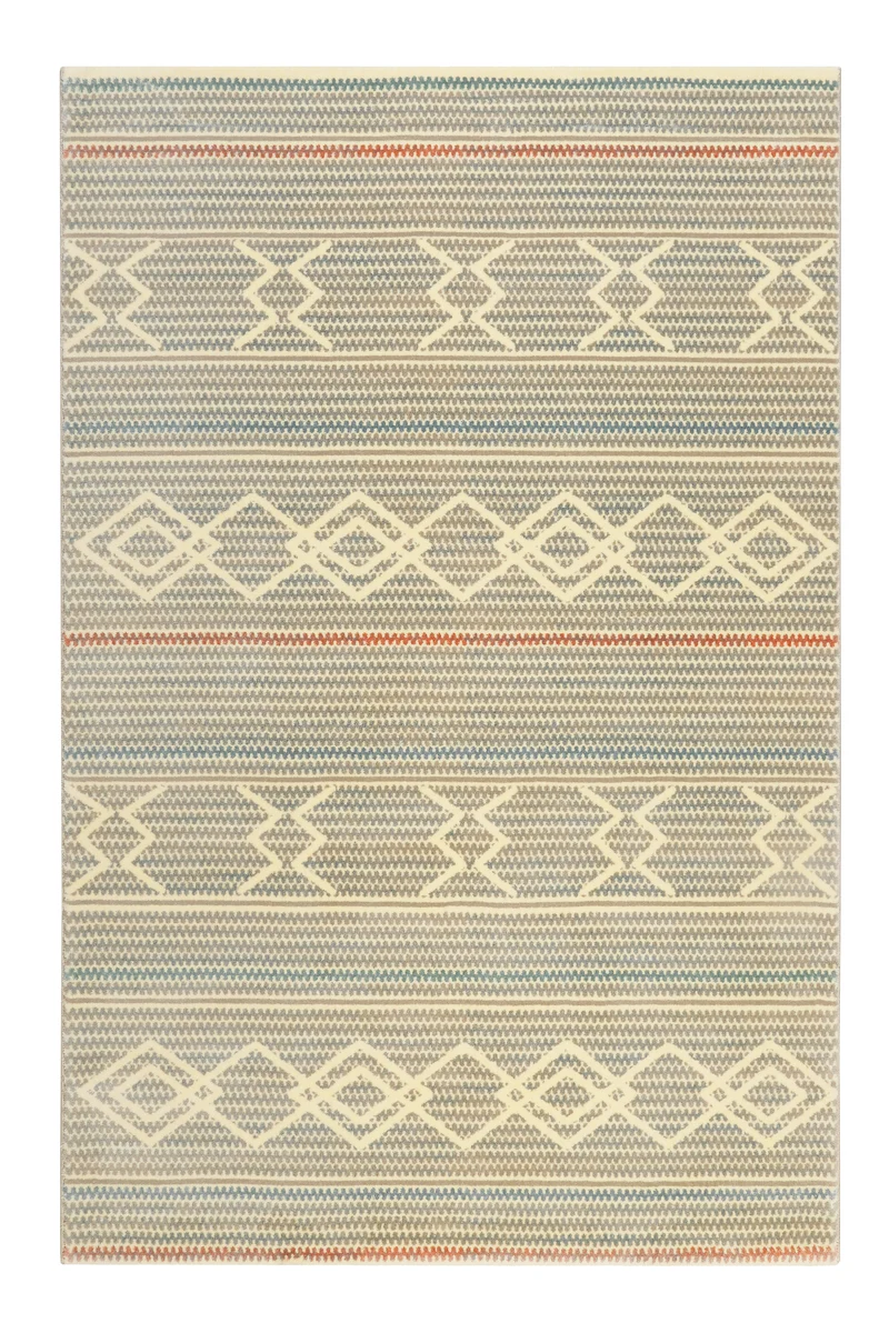 Teppich 160x230 Wohnzimmer Muster Creme