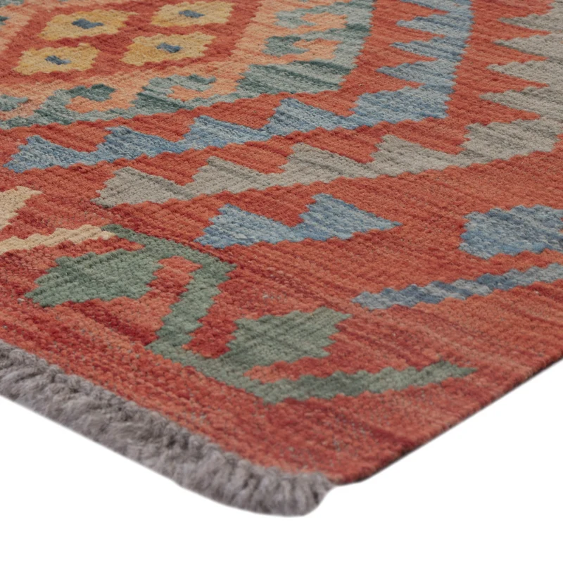 Kelim Maimene Teppich 83x130cm - mehrfarbig