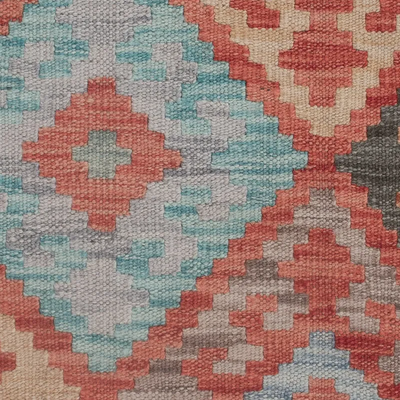 Kelim Maimene Teppich 81x128cm - mehrfarbig
