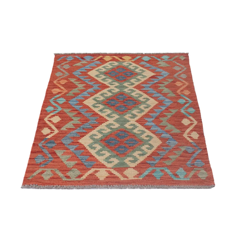 Kelim Maimene Teppich 80x131cm - mehrfarbig
