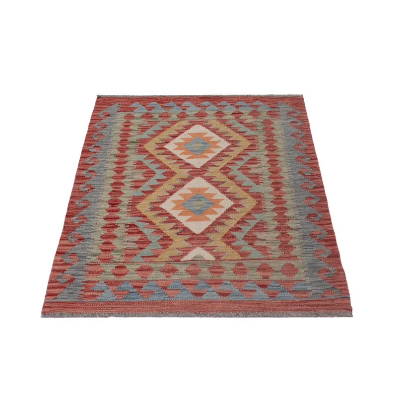 Kelim Maimene Teppich 82x123cm - mehrfarbig