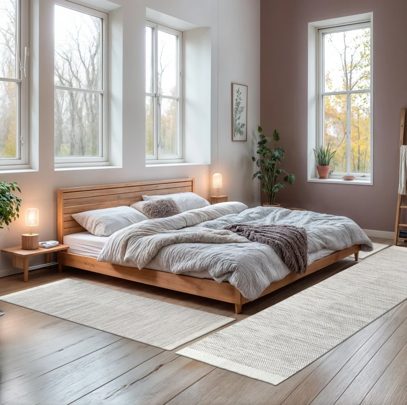 MY-RUG Wollteppich "WoolHeaven" handgewebt Naturprodukt