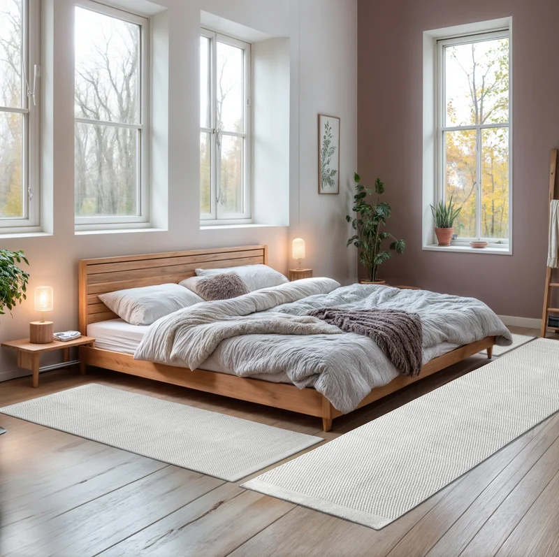 MY-RUG Wollteppich "WoolHeaven" handgewebt Naturprodukt