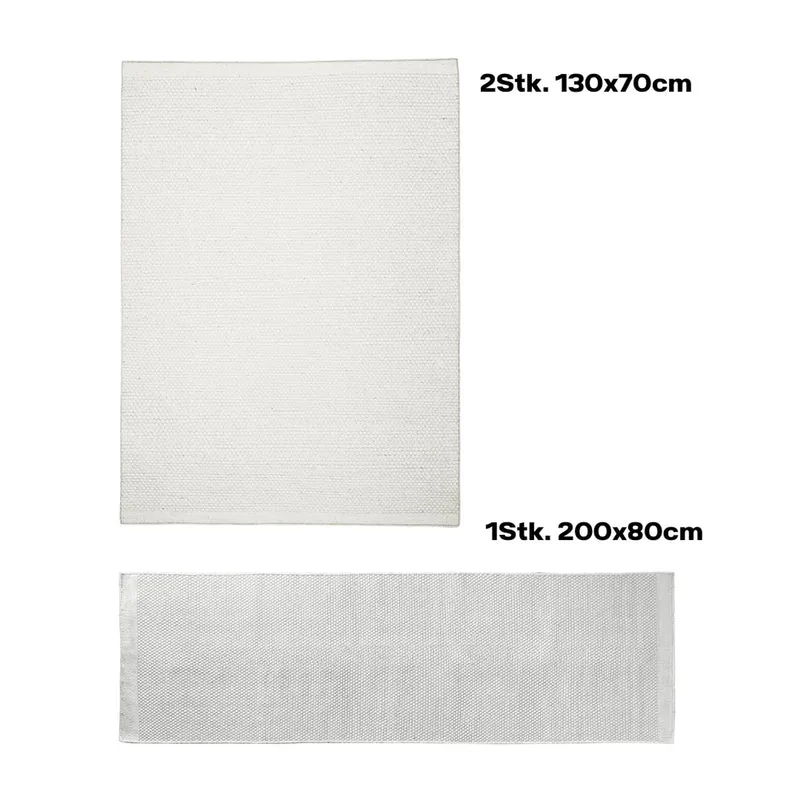 MY-RUG Wollteppich "WoolHeaven" handgewebt Naturprodukt