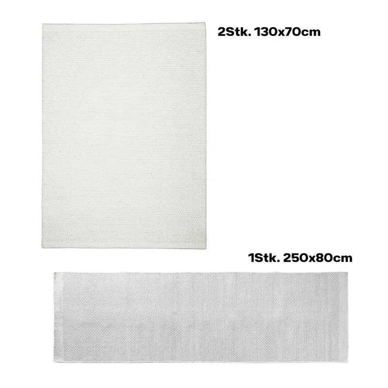 MY-RUG Wollteppich "WoolHeaven" handgewebt Naturprodukt