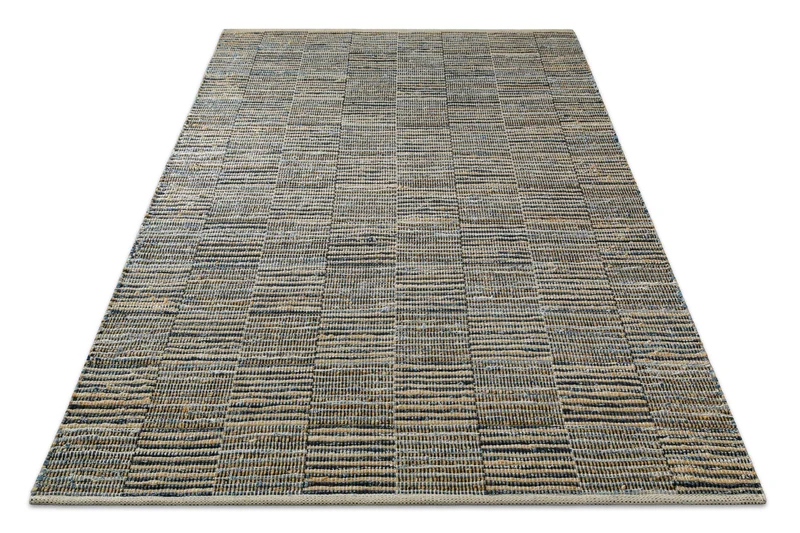 Handwebteppich Denim Blau "Denim Blues" WECONhome