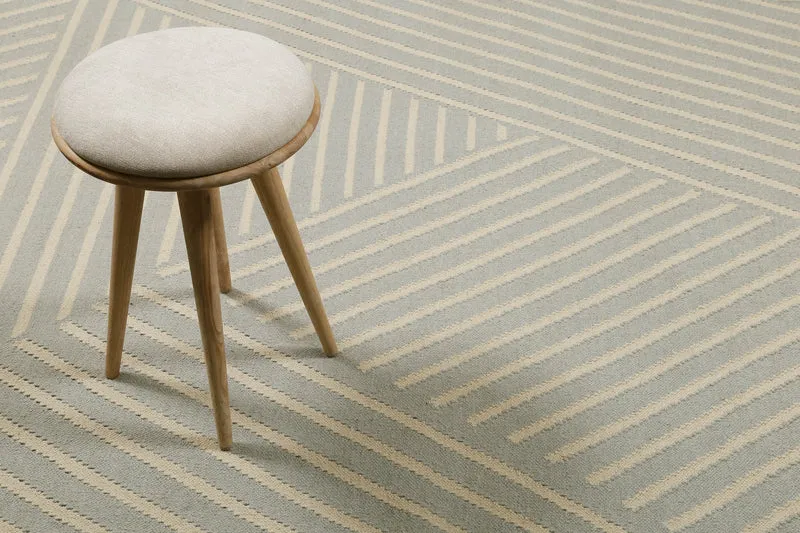 Kelim Teppich Pastell Grau "Modern Pop" WECONhome