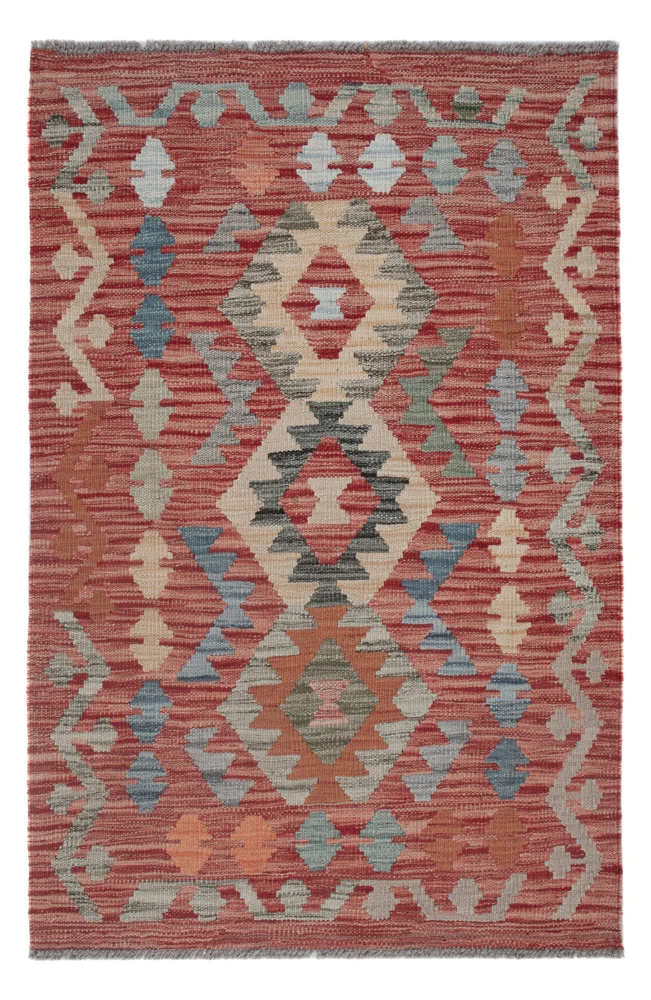 Kelim Maimene Teppich 80x125cm - mehrfarbig